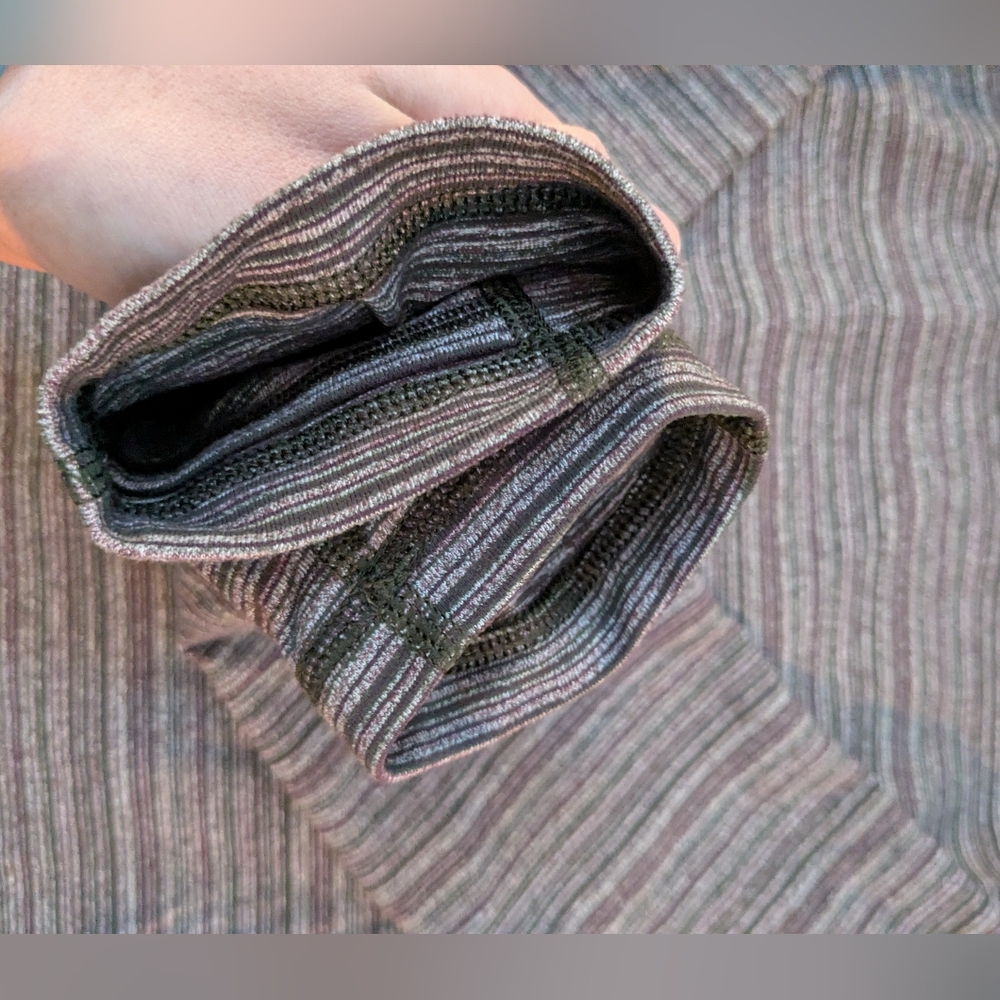 Medium Lululemon Striped Quarter-Zip - Picture 8 of 13